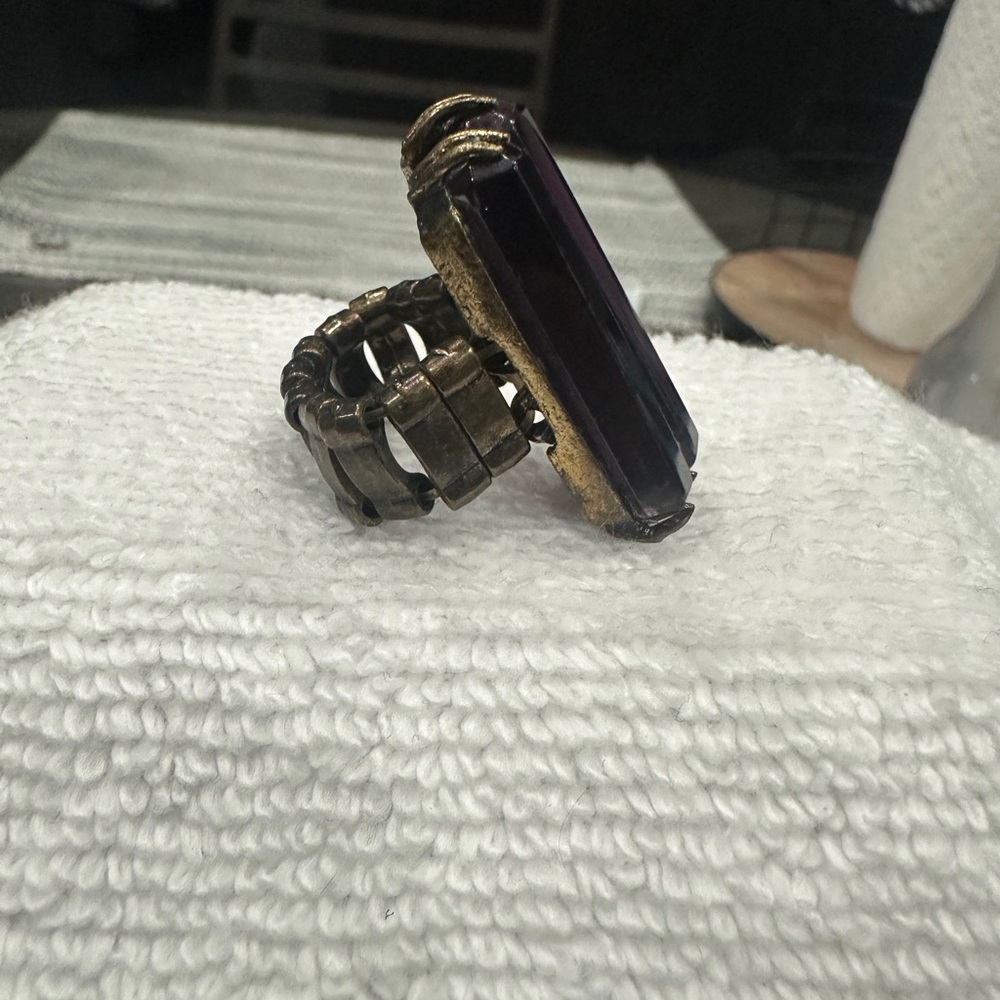 Purple Statement Ring - image 4